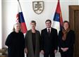 Predseda Národnej rady Slovenskej republiky pán Pavol Hrušovský prijal mimoriadnu a splnomocnenú veľvyslankyňu Dánskeho kráľovstva J. E. pani Anitu Hugau, mimoriadnu a splnomocnenú veľvyslankyňu Holandského kráľovstva J. E. pani Daphne Bergsma a mimoriadnu a splnomocnenú veľvyslankyňu Nórskeho kráľovstva J. E. pani Trine Skymoen (Otvorí sa v novom okne)