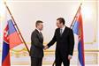 Prijatie predsedu vlády Srbskej republiky J. E. pána Aleksandra Vučića predsedom NR SR pánom Petrom Pellegrinim.
(Otvorí sa v novom okne)