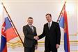 Prijatie predsedu vlády Srbskej republiky J. E. pána Aleksandra Vučića predsedom NR SR pánom Petrom Pellegrinim.
(Otvorí sa v novom okne)