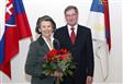 Predseda NR SR p. Pavol Hrušovský prijal mimoriadnu a splnomocnenú veľvyslankyňu Talianskej republiky v SR J. E. p. Brunellu Borzi Cornacchia (Otvorí sa v novom okne)