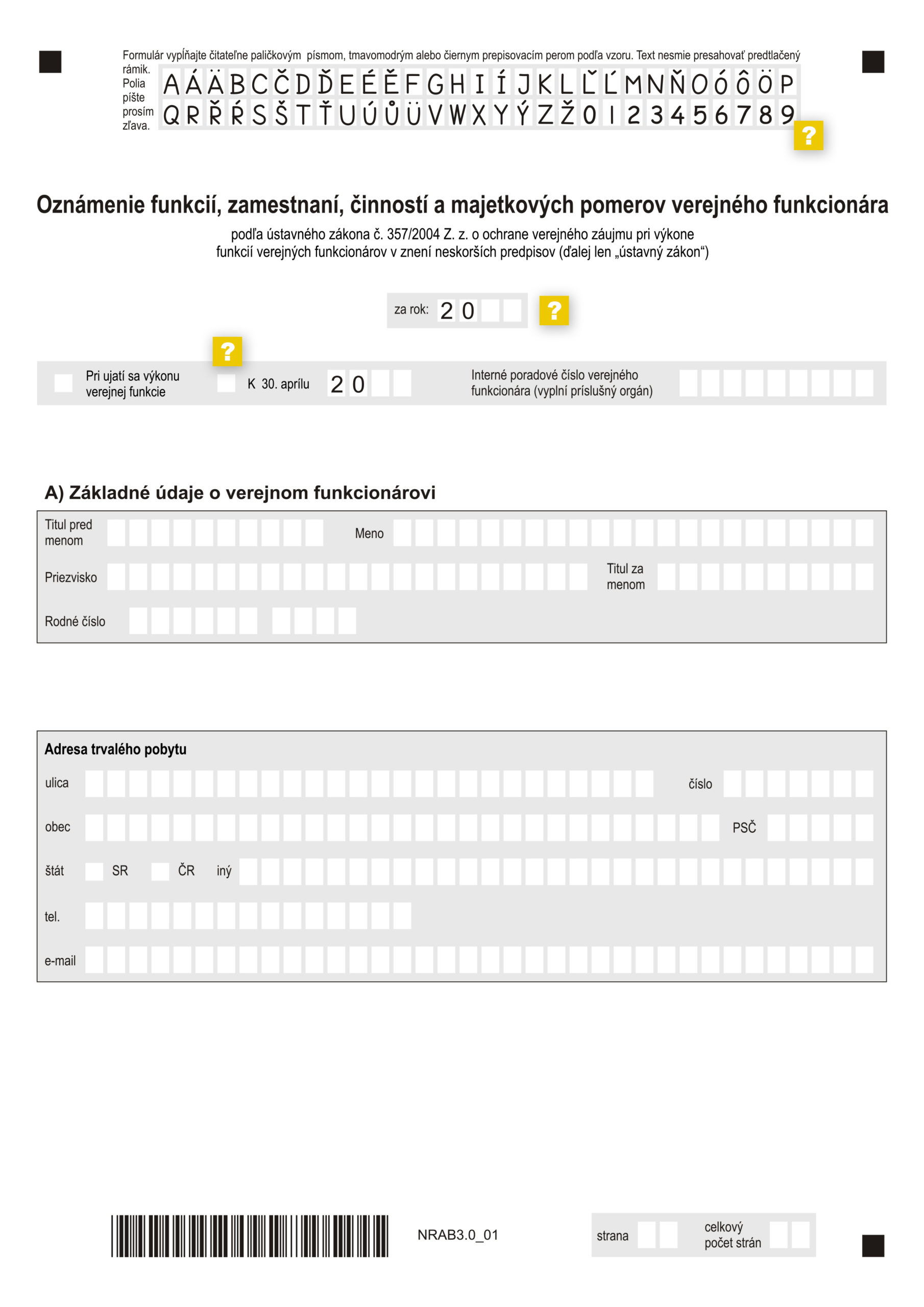 Strana 1 – B